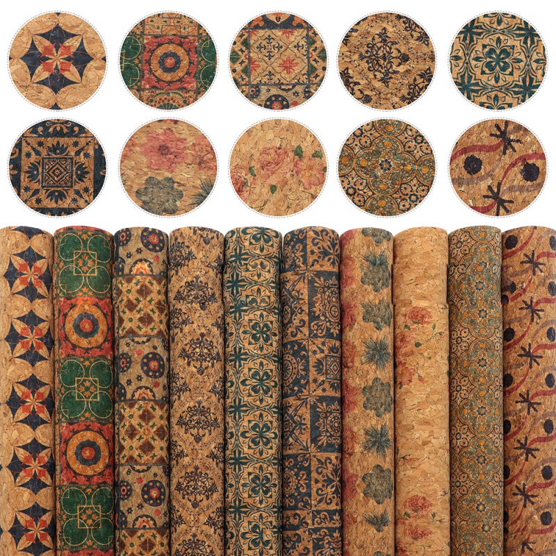 Eco Friendly Cork Fabric Set (10pcs) Eco Friendly Cork Fabric Set (10pcs)