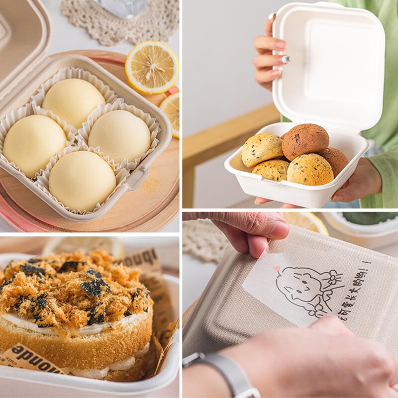 Eco Friendly Disposable Burger Boxes Packaging (10 Pcs) Eco Friendly Disposable Burger Boxes Packaging (10 Pcs)