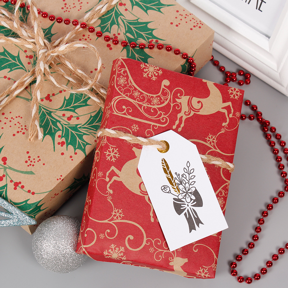 Eco Friendly Kraft Christmas Wrapping Paper Eco Friendly Kraft Christmas Wrapping Paper