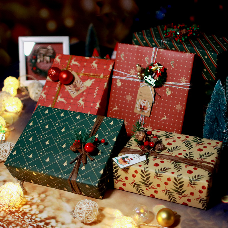 Eco Friendly Kraft Christmas Wrapping Paper Eco Friendly Kraft Christmas Wrapping Paper