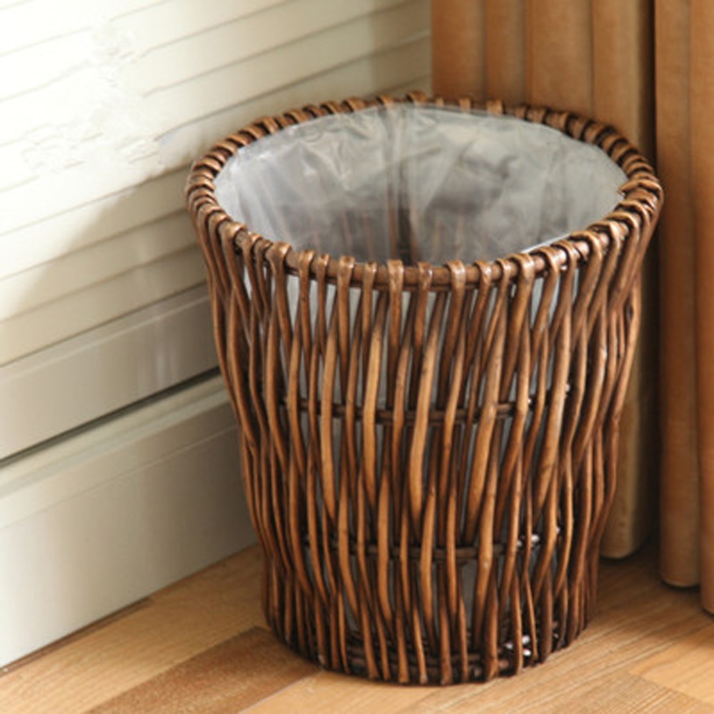 Eco Friendly Natural Rattan Trash Can Eco Friendly Natural Rattan Trash Can