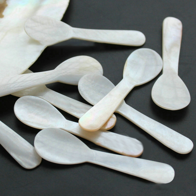 Eco friendly Natural Seashell Spoon (10 pcs)