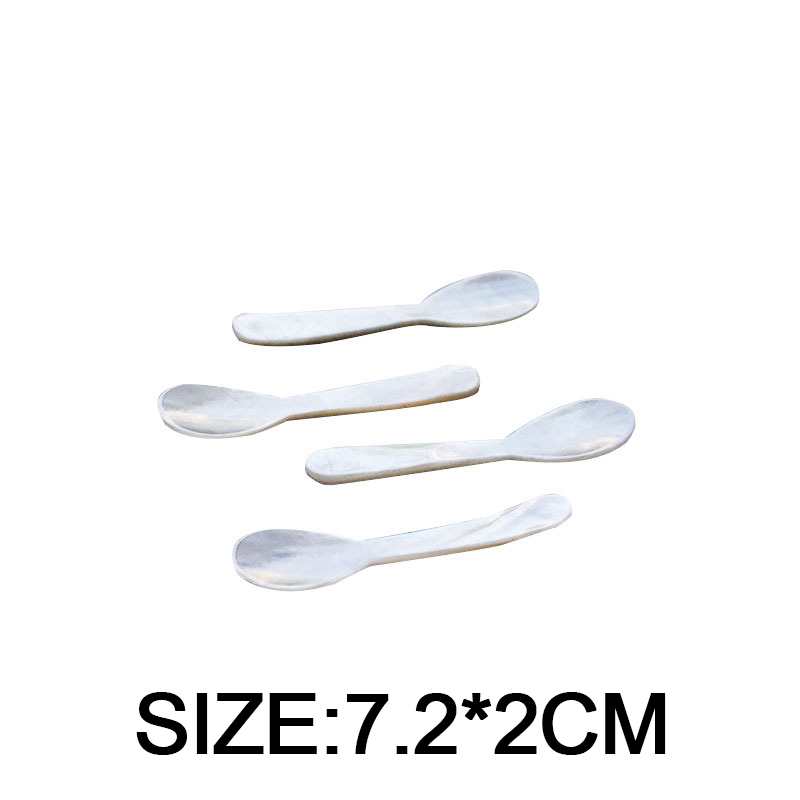 Eco friendly Natural Seashell Spoon (10 pcs)
