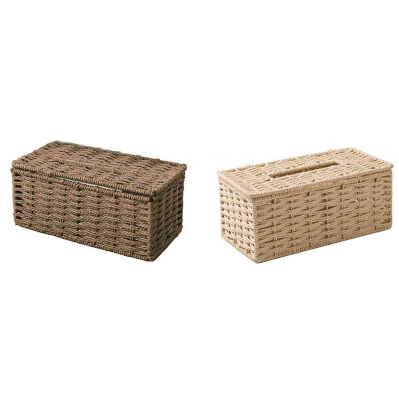 Eco Friendly Rattan Tissue Box Holder Eco Friendly Rattan Tissue Box Holder