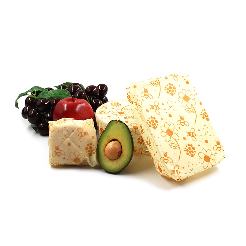 Eco Friendly Reusable Beeswax Wraps (3pcs)