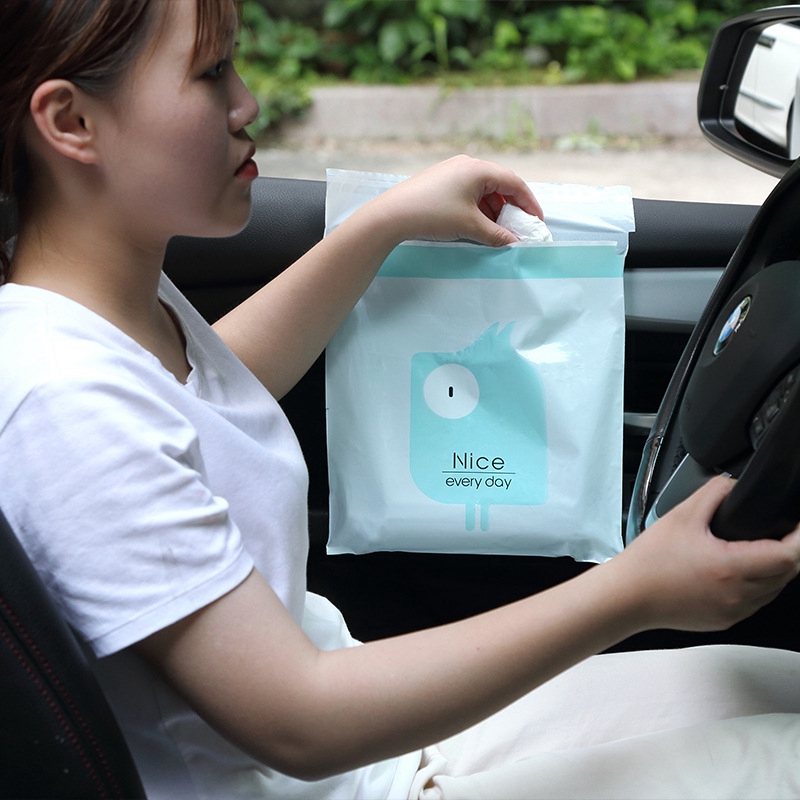 Eco Friendly Self Adhesive Car Litter Bags (15 pcs)