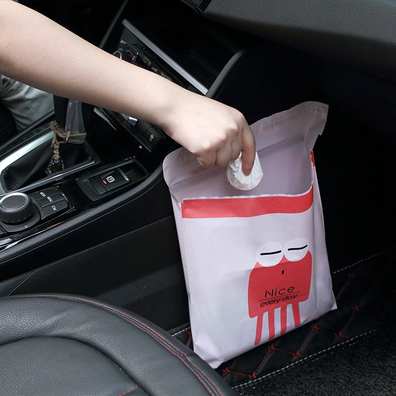Eco Friendly Self Adhesive Car Litter Bags (15 pcs)