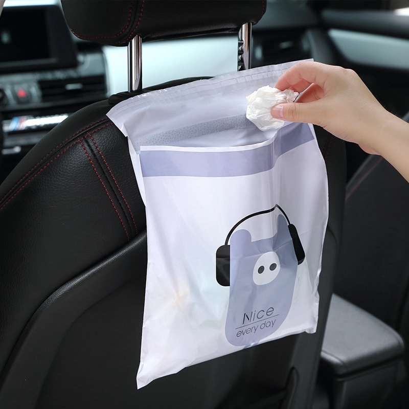 Eco Friendly Self Adhesive Car Litter Bags (15 pcs)