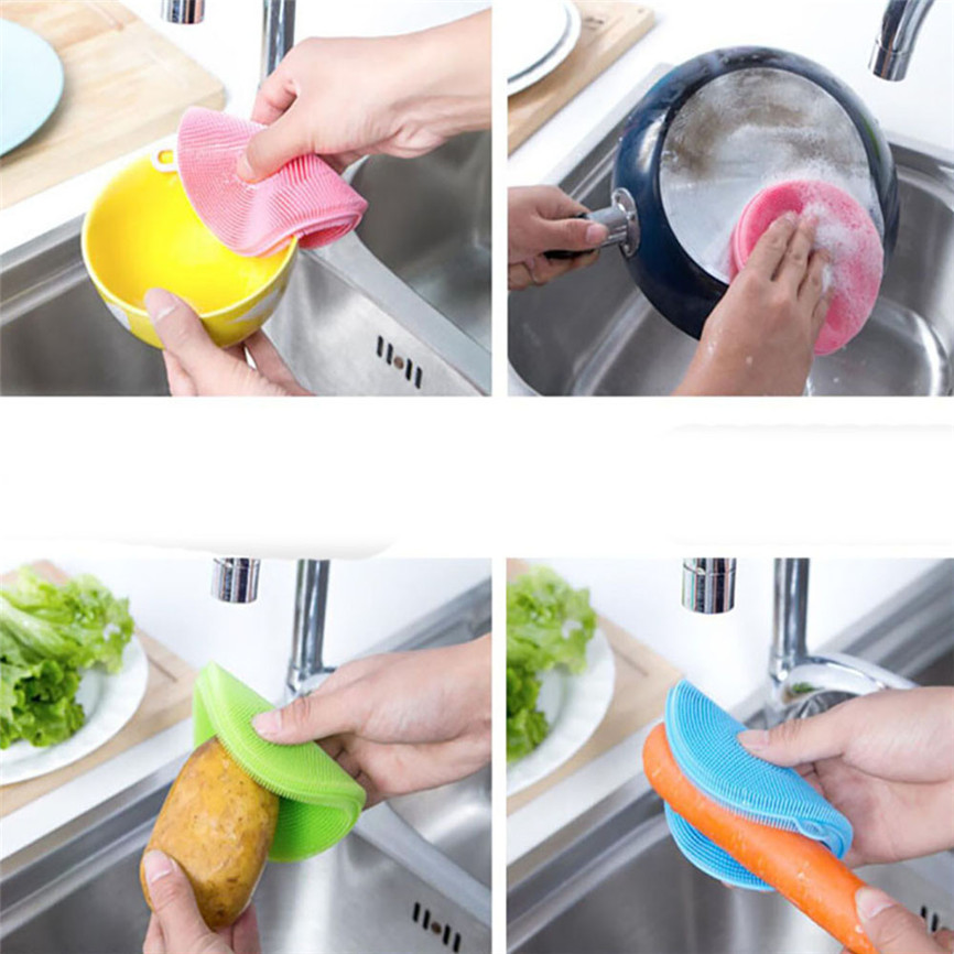 Eco-Friendly Silicone Dish Washing Sponge Eco-Friendly Silicone Dish Washing Sponge