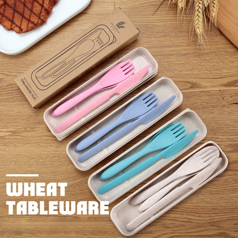 Eco Friendly Wheat Straw Cutlery Set Eco Friendly Wheat Straw Cutlery Set