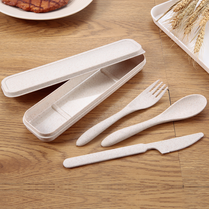 Eco Friendly Wheat Straw Cutlery Set Eco Friendly Wheat Straw Cutlery Set