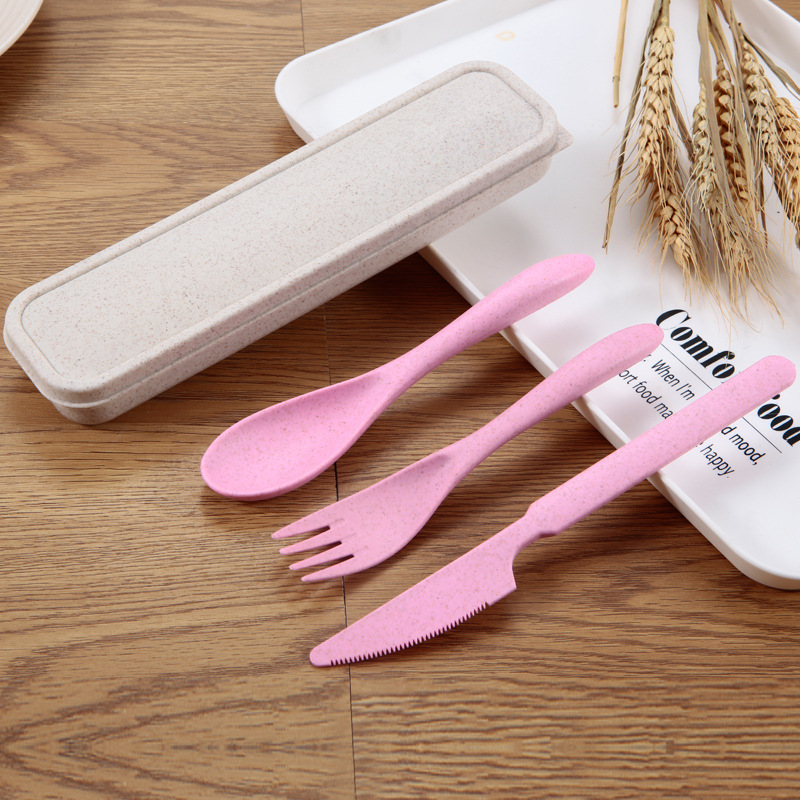 Eco Friendly Wheat Straw Cutlery Set Eco Friendly Wheat Straw Cutlery Set