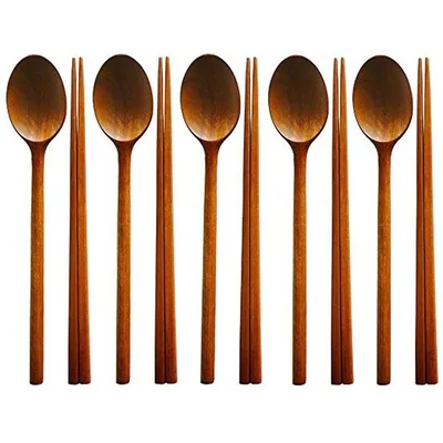 Eco Friendly Wooden Spoon and Chopstick Set