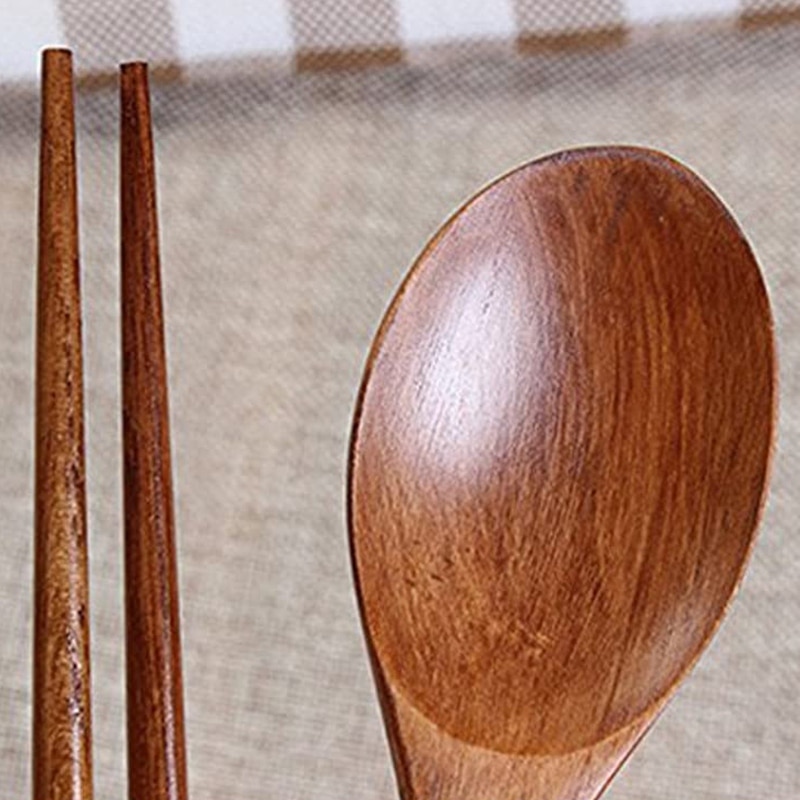 Eco Friendly Wooden Spoon and Chopstick Set
