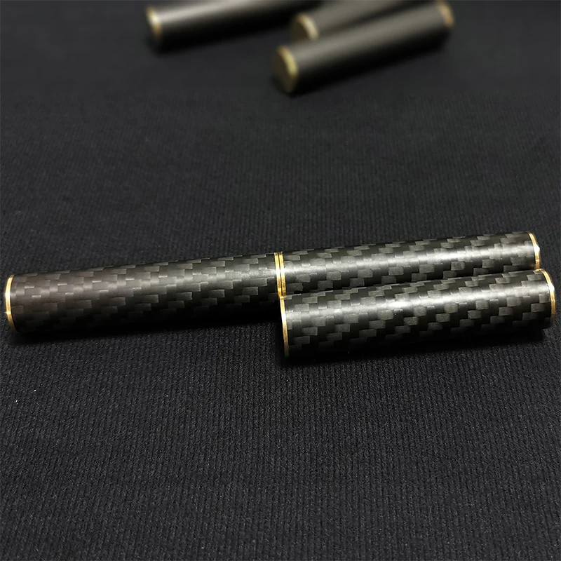 EDC Fidget Spinner Fidget Toys Stress Relief For Adults Magnetic Metal Carbon Fiber Three-section Stick Rotating