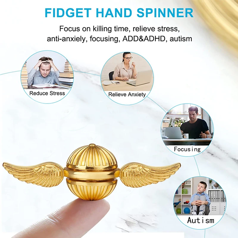 EDC Fidget Spinner Toys for Children Adult Anti-stress Fingertip Gyro Fidget Relieves Stress Toy Rotating Metal Ball EDC Fidget Spinner Toys for Children Adult Anti-stress Fingertip Gyro Fidget Relieves Stress Toy Rotating Metal Ball