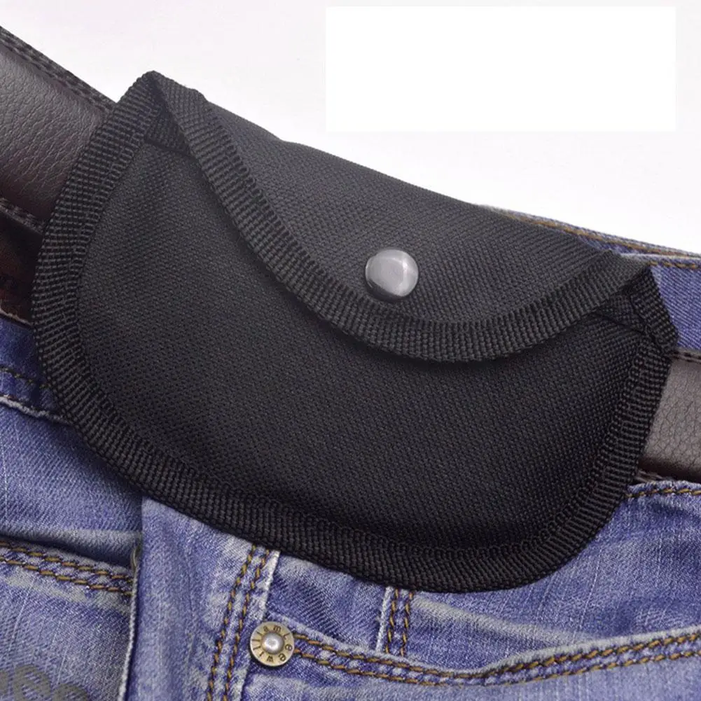 Edc Finger Tiger Bag Iron Four-finger Cloth Lining Cover Shockproof Hanging Soft Lining Bag Hanging Buckle Fist（only