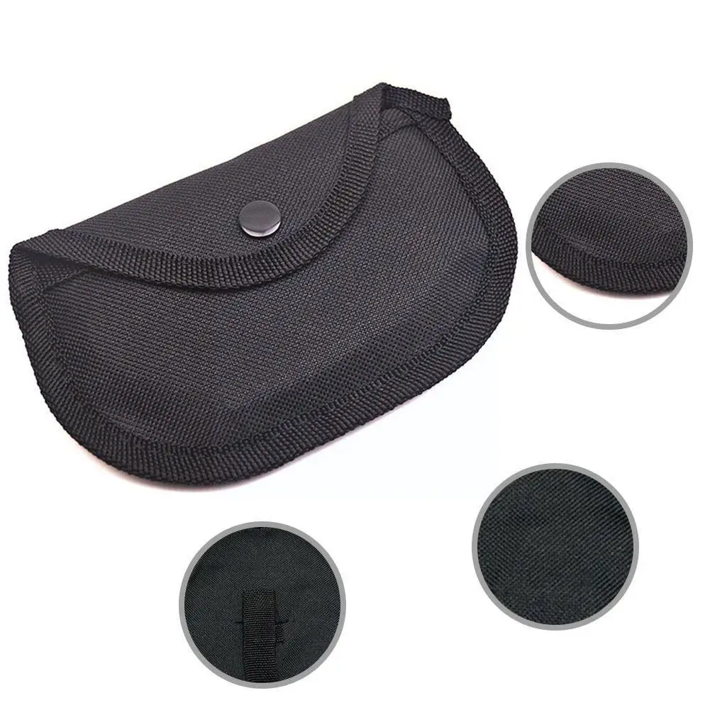 Edc Finger Tiger Bag Iron Four-finger Cloth Lining Cover Shockproof Hanging Soft Lining Bag Hanging Buckle Fist（only