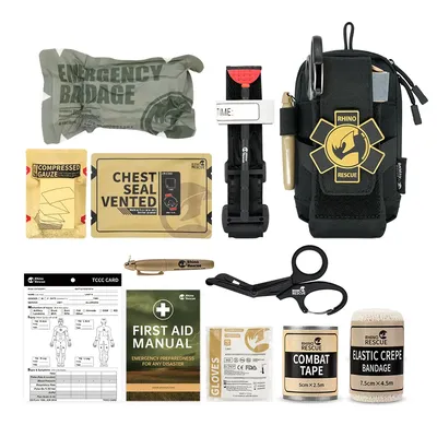 EDC Pouch First Aid Kit Tactical Military Survival Trauma Kit Molle Utility Tool Pouches For Camping Hiking EDC Pouch First Aid Kit Tactical Military Survival Trauma Kit Molle Utility Tool Pouches For Camping Hiking