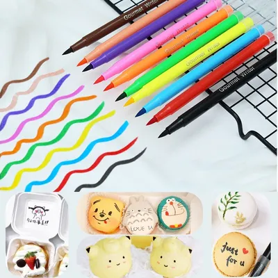 Edible Food Marker Coloring Pen Edible Food Marker Coloring Pen
