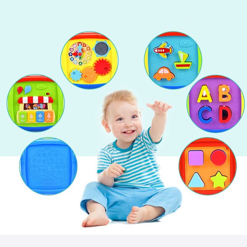 Educational Baby Activity Cube Educational Baby Activity Cube