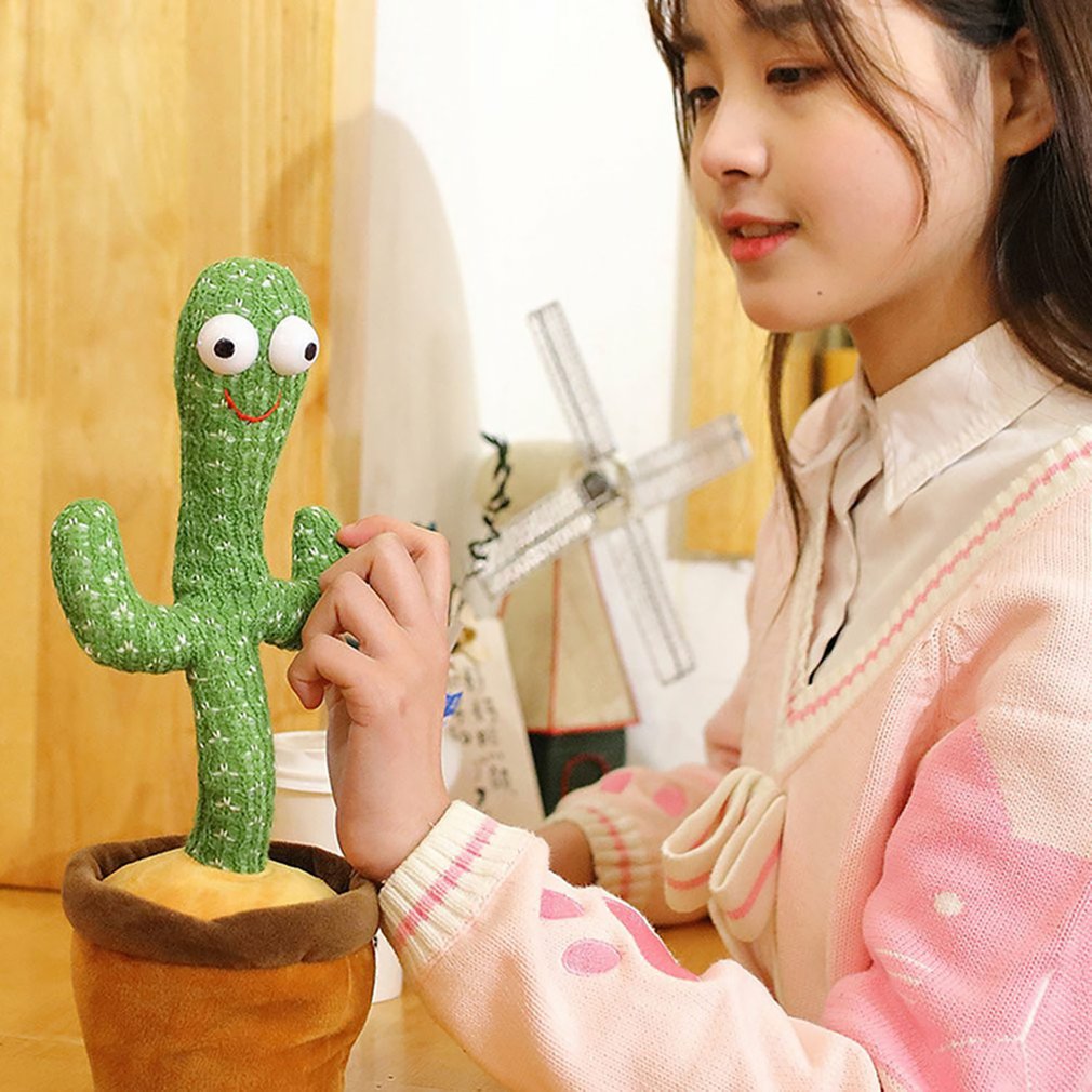 Educational Plush Cactus Dancing Toy