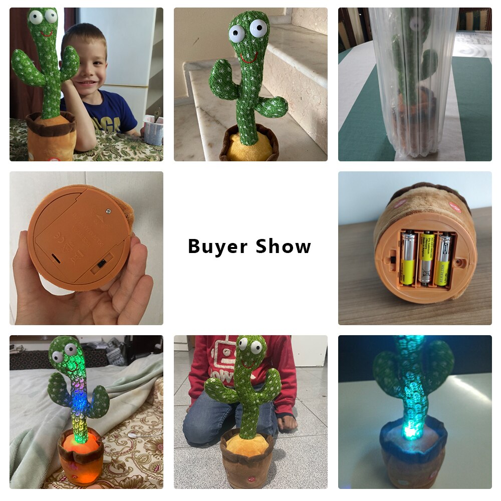 Educational Plush Cactus Dancing Toy Educational Plush Cactus Dancing Toy
