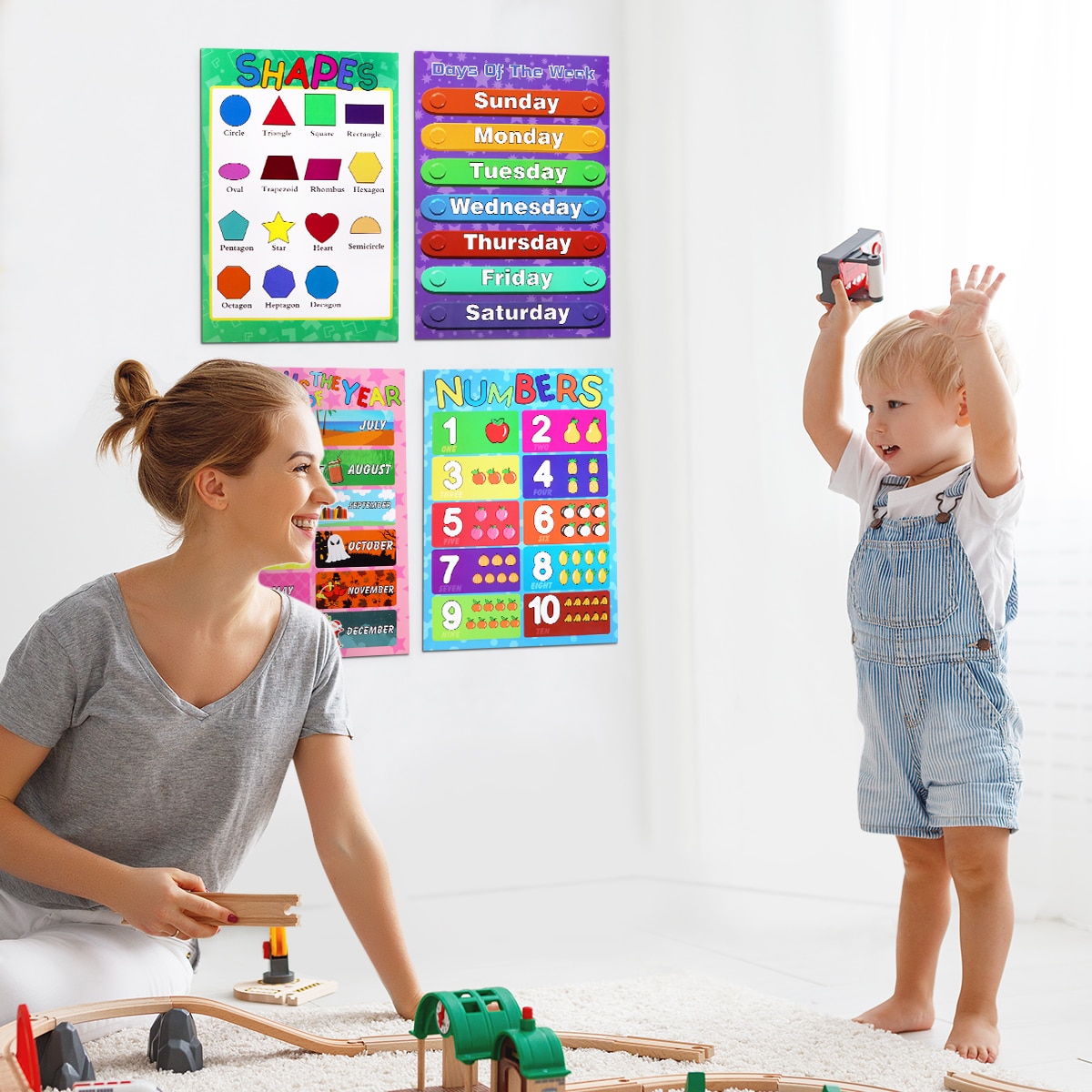 Educational Preschool Posters (10Pcs) Educational Preschool Posters (10Pcs)