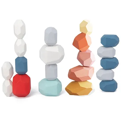 Educational Wooden Balancing Blocks Educational Wooden Balancing Blocks