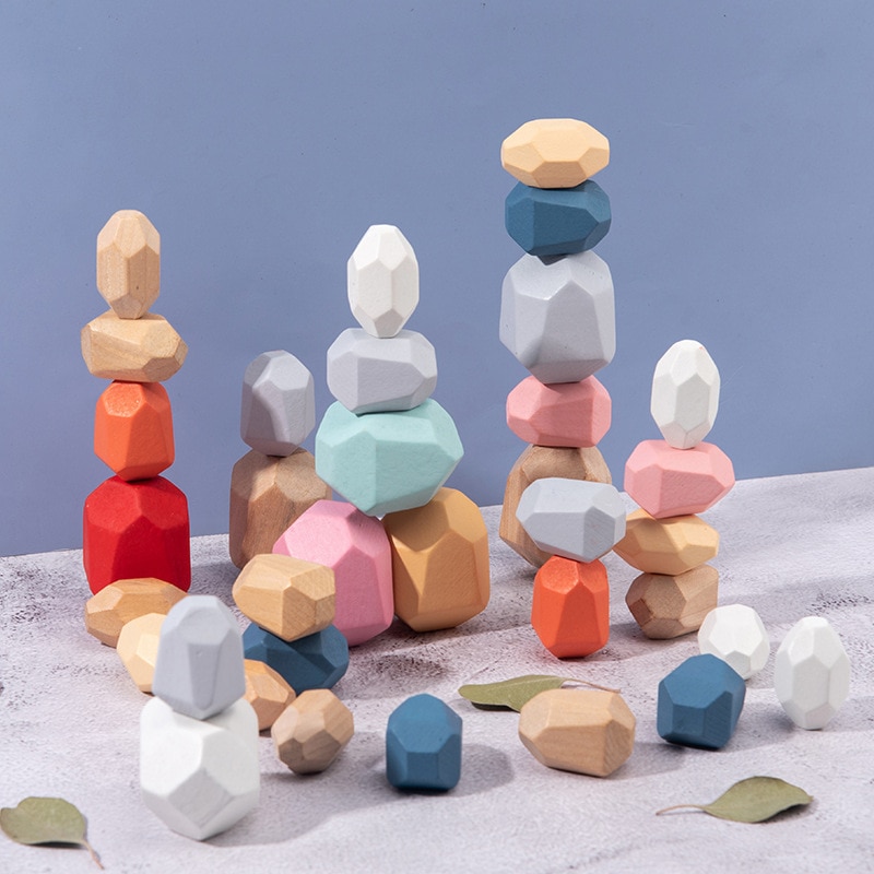 Educational Wooden Balancing Blocks Educational Wooden Balancing Blocks