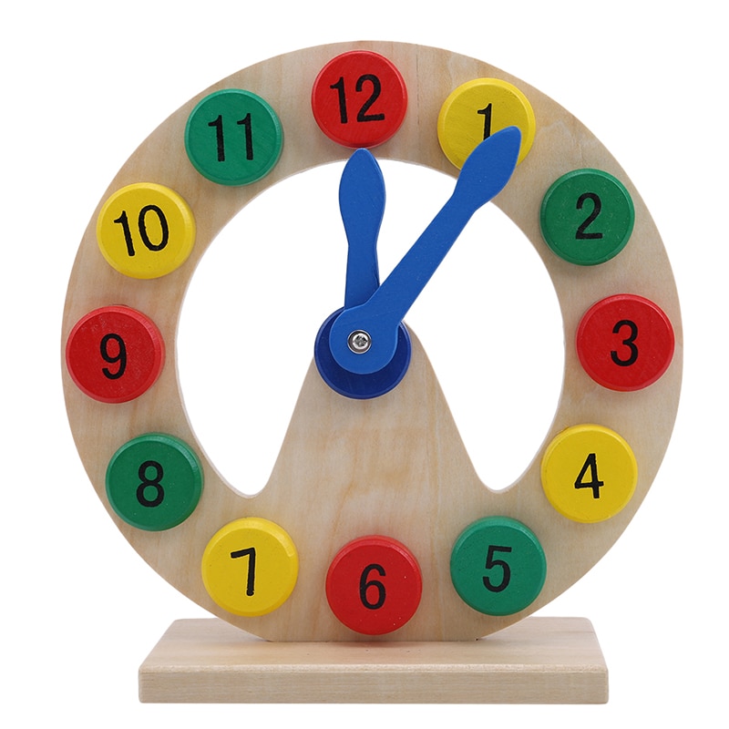 Educational Wooden Montessori Clock Educational Wooden Montessori Clock