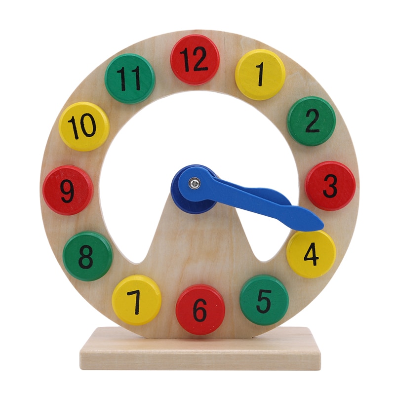 Educational Wooden Montessori Clock Educational Wooden Montessori Clock