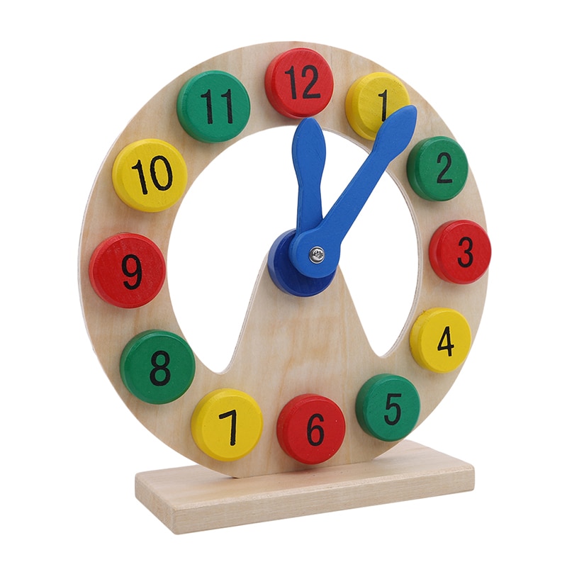 Educational Wooden Montessori Clock Educational Wooden Montessori Clock