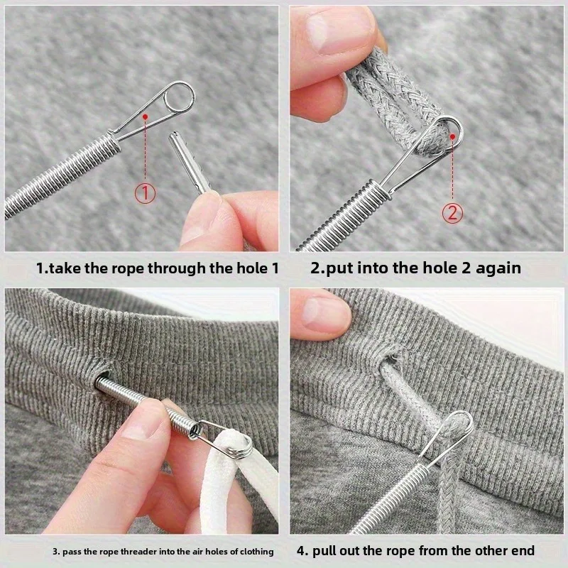 Effortless Threading Tool, Suitable for Various Needle And Thread Activities, Family Sewing Tool, Cord Garter, Flexible
