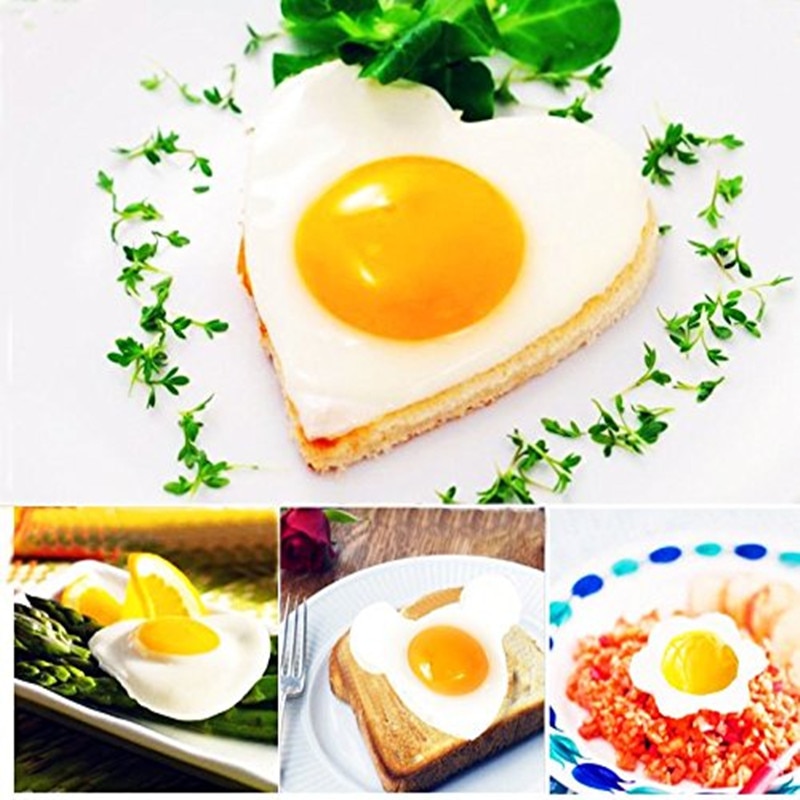 Egg Frying Molds 5-Molds Set Egg Frying Molds 5-Molds Set