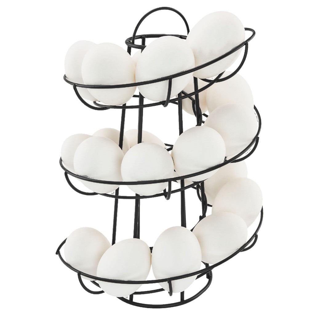 Egg Rack Iron Spiral Dispenser Egg Rack Iron Spiral Dispenser