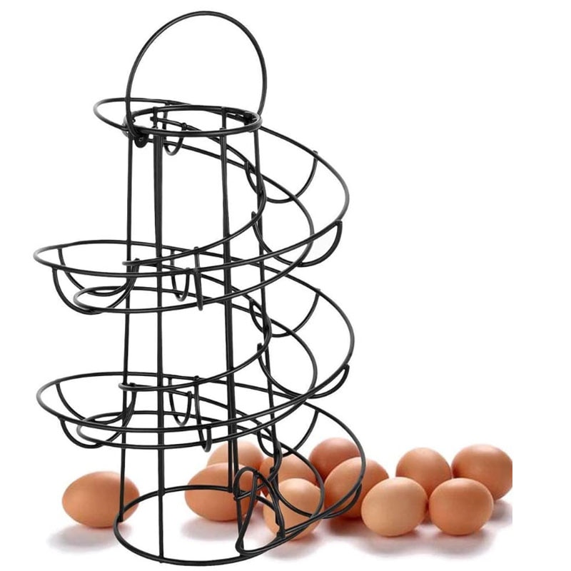 Egg Spiral Holder Metal Display Storage Egg Spiral Holder Metal Display Storage