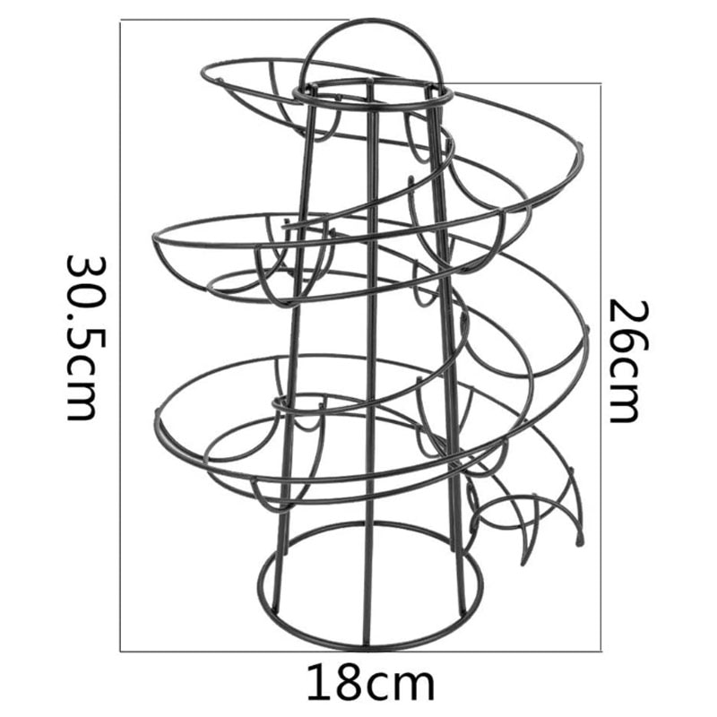 Egg Spiral Holder Metal Display Storage Egg Spiral Holder Metal Display Storage