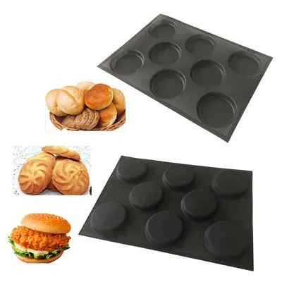 Eight Hole Hamburger Bun Pan