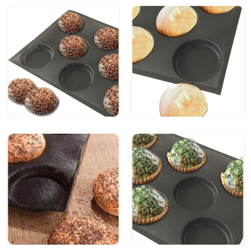 Eight Hole Hamburger Bun Pan
