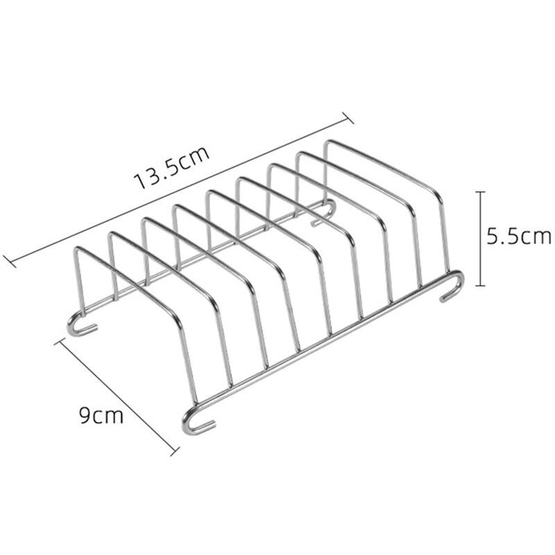 Eight Slice Stainless Toast Rack