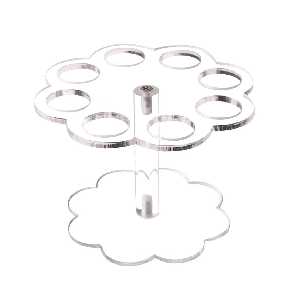 Eight Slots Acrylic Waffle Cone Holder Eight Slots Acrylic Waffle Cone Holder