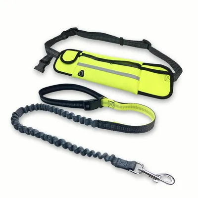 Elastic and Reflective Running Dog Leash Elastic and Reflective Running Dog Leash