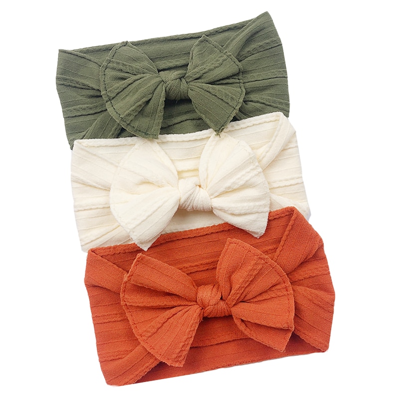Elastic Baby Head Turbans (3 pcs) Elastic Baby Head Turbans (3 pcs)