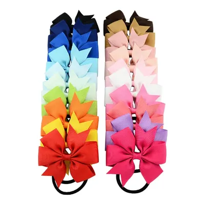 Elastic Bow Ribbon Hair Tie