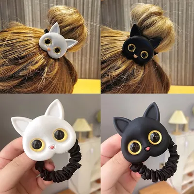 Elastic Cat Hair Tie Accessory