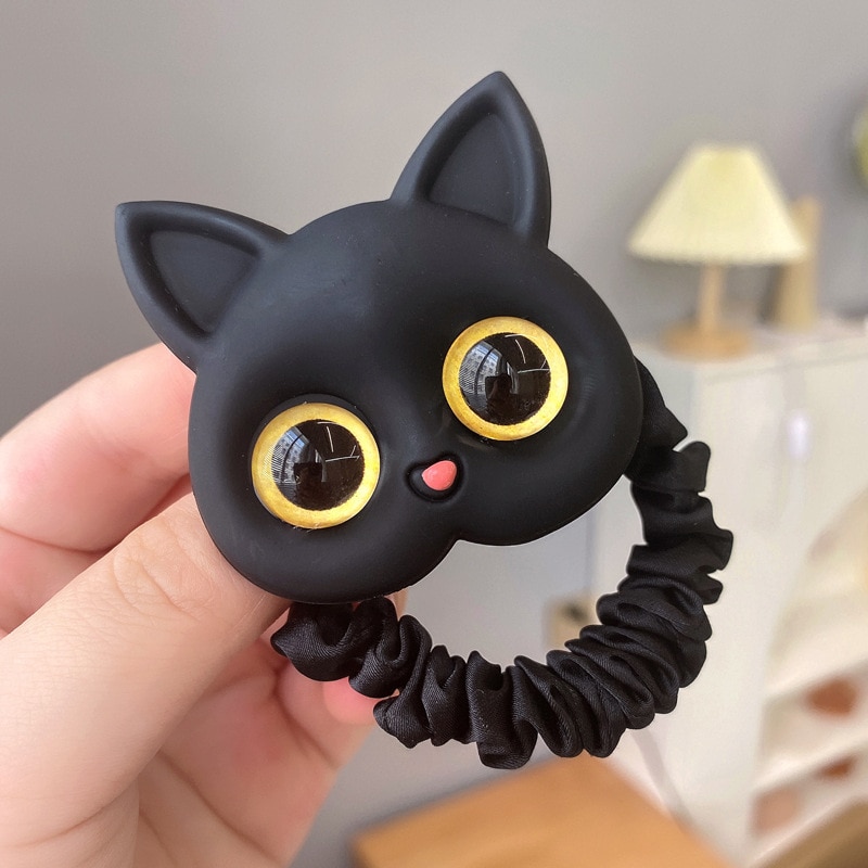 Elastic Cat Hair Tie Accessory