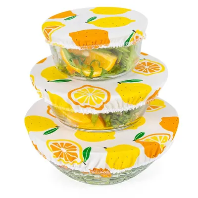Elastic Cloth Bowl Covers (3pcs)