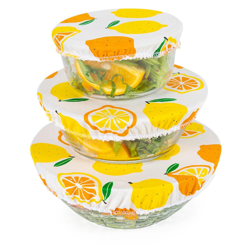 Elastic Cloth Bowl Covers (3pcs)
