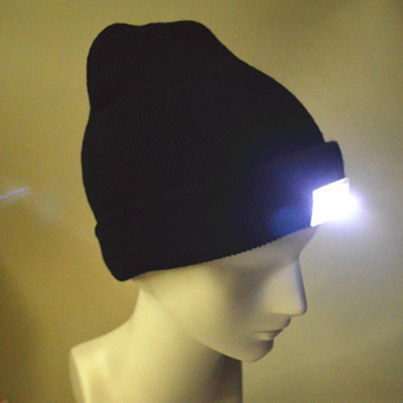 Elastic Cotton Lighted Beanie Hat Elastic Cotton Lighted Beanie Hat